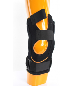 Бандаж для колінного суглоба роз'ємний Armor ARK2104AK (з шарнірами і додатковими ременями фіксації з повним розкриттям)