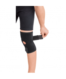 Бандаж для колінного суглоба з 2-ма ребрами жорсткості роз'ємний неопреновий Торос-Груп тип 517
