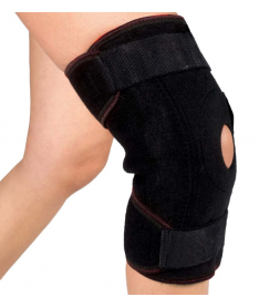 Бандаж на коліно з повищенной фіксацією і металевими шинами OSD-ARK5104