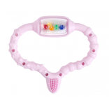Curaprox Curababy girl Стимулятор для прорізання тимчасових зубів, рожевий