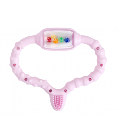 Curaprox Curababy girl Стимулятор для прорізання тимчасових зубів, рожевий