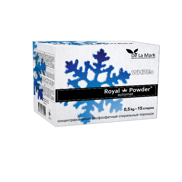 Стиральный порошок DeLaMark Royal Powder White, 500г
