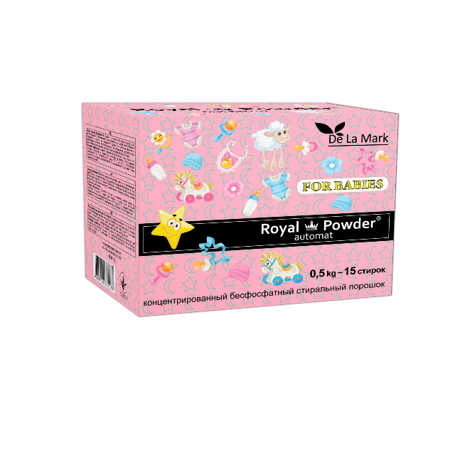 Стиральный порошок DeLaMark Royal Powder Baby, 500г