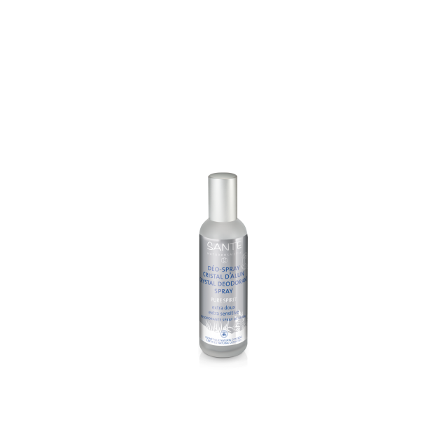 Біо-Дезодорант-спрей Crystal для надчутливої шкіри неароматизований, 100мл, Sante