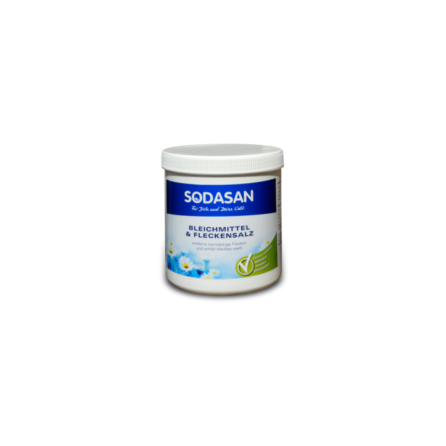 Органическое кислородное средство Sodasan для отбеливания и удаления стойких загрязнений, 500г