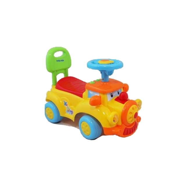  Alexis-Babymix HZ-554 (yellow)  Машинка-каталка