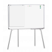 Мобильная доска для маркера ABC Office 100 x 150 см, алюминиевая рама