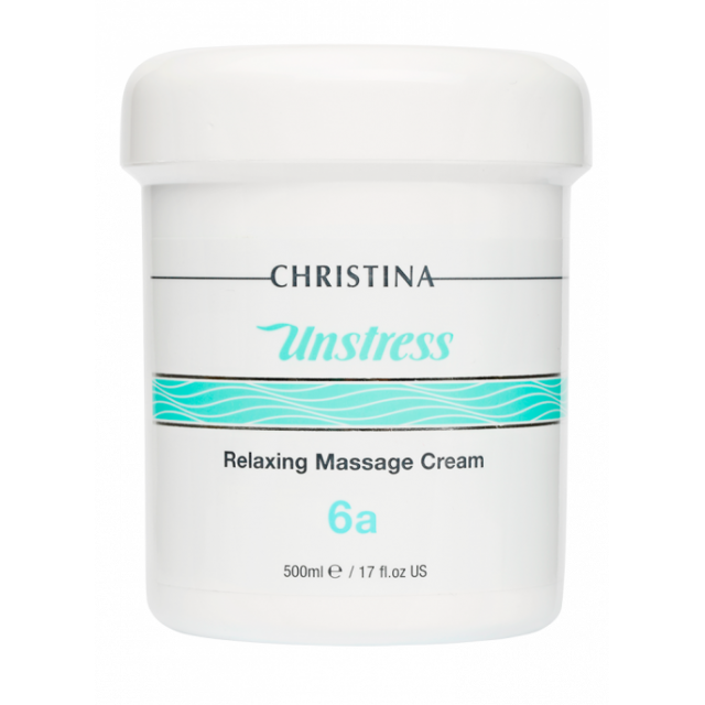 Расслабляющий массажный крем (шаг 6a) Christina Unstress Relaxing Massage cream, 500 мл