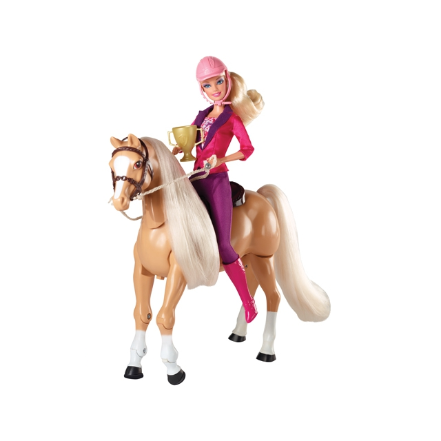 BARBIE Барби с лошадкой из  м/ф Барби в сказке о пони Интерактивный набор