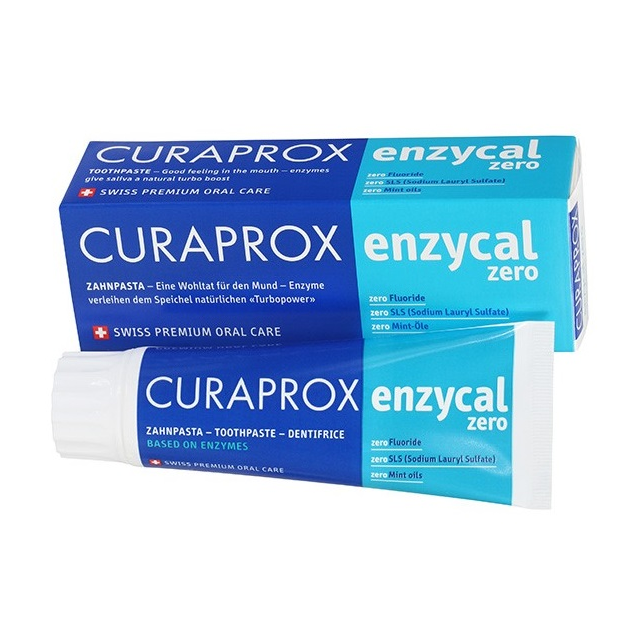 Curaprox Enzycal zero Паста зубная ферментная без фтора (75мл)