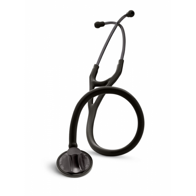 Стетоскоп Master Cardiology Littmann 2176 чёрного цвета с дымчатой головкой