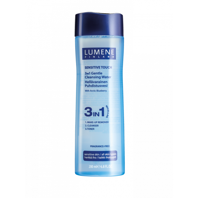 Lumene (люменe) SENSITIVE TOUCH Water вода очищающая 3-в-1 для чувствительной кожи