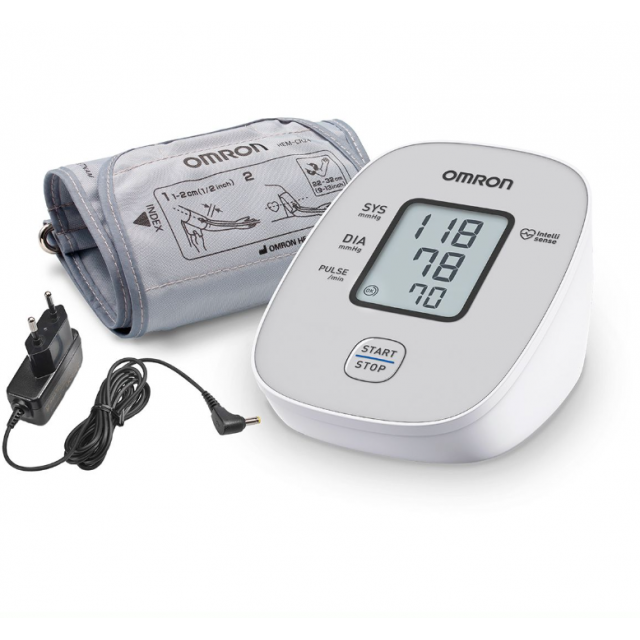 Автоматический тонометр OMRON M2 Basic с адаптером HEM-7121J-E