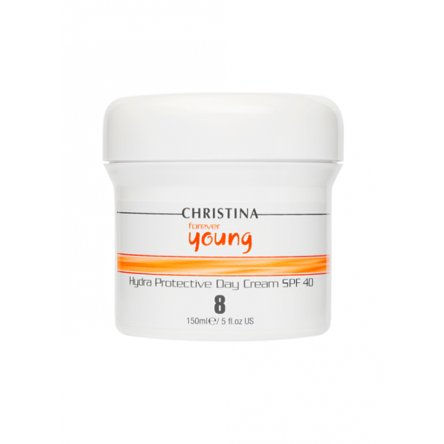 Дневной гидрозащитный крем c SPF 40 (шаг 8) Christina Forever Young Hydra Protective Day Cream SPF40, 150 мл
