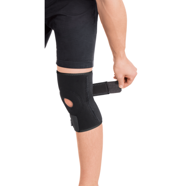 Бандаж для коленного сустава с 2-мя ребрами жесткости разъемный неопреновый Торос-Груп тип 517