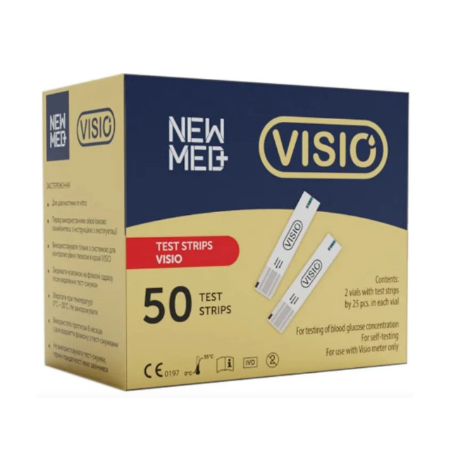Тест-полоски Visio 50 Newmed