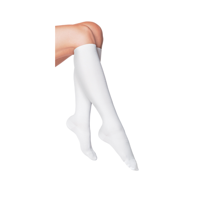 Носки компрессионные, Lipoelastic Relax 1 класс,150 Den,(17-20 мм.рт.ст) белые