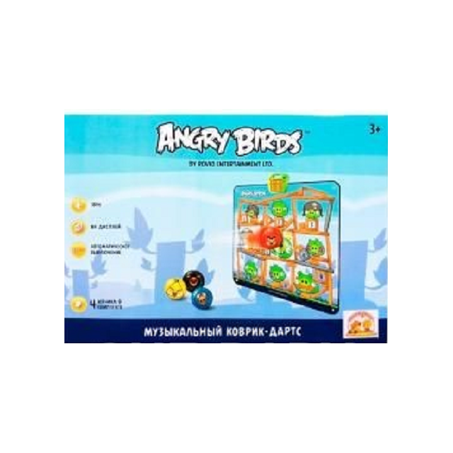 TOUCH&ampPLAY ANGRY BIRDS ДАРТС музыкальный игровой коврик