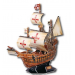 CUBIC FUN Корабль Санта Мария 3D головоломка- конструктор