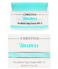 Дневной крем с пробиотическим действием, SPF 12 Christina Unstress ProBiotic day Cream SPF 12 50 мл