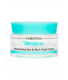 Гармонизирующий ночной крем для кожи вокруг глаз и шеи Christina Unstress Harmonizing Night Cream for eye and neck, 30 мл