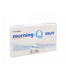 Interojo Morning Q 55 UV  (уп. 6 шт), metafilcon A 55%, r 8.6, d14.2, t 0.08, Dk/t 22