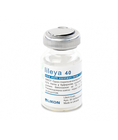 Likon Lileya-40 Ллея-40  фл. 1 шт.  polymacon 38%, r 8.4, 8.6, 8.8  d 14.5 , t 0.08, Dk/t 15.0-дневного ношения,   -срок использования 12 месяцев