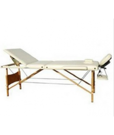 Масажний стіл 3-х секційний Relax HY-30110, бежевий