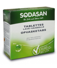 Органические таблетки для посудомоечных машин 25шт., SODASAN