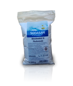 Органическое кислородное средство-запаска Sodasan для отбеливания и удаления стойких загрязнений, 500г