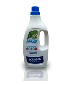 Органическое жидкое средство Sodasan Color для стирки цветных и черных вещей, 1,5л
