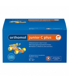 Orthomol Junior C Plus жевательные таблетки,  вкус лесных ягод 30 дней