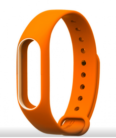 Ремешок для браслета Xiaomi Mi Band 2 Orange ORIGINAL