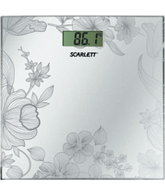SCARLETT SC-215 (розовый) Весы напольные электронные