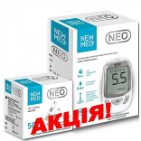 Система для контроля уровня глюкозы в крови NewMed Neo + 50 тест полосок