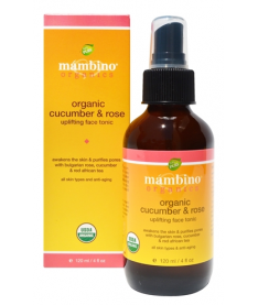 Тоник для лица с лифтинговым эффектом на основе органического огурца и розы Mambino Organic Cucumber & Rose Uplifting Face Tonic 120 мл