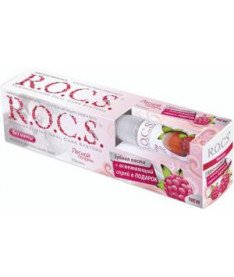 Набор R.O.C.S. зубная паста малина + спрей для полости рта