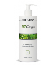 Заспокійливий масажний крем (Крок 5) Christina Bio Phyto-5 Comforting Massage Cream, 500 мл