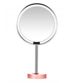 Зеркало для макияжа AMIRO LUX High Color Rendering 8" AML001 Matte Rose Gold